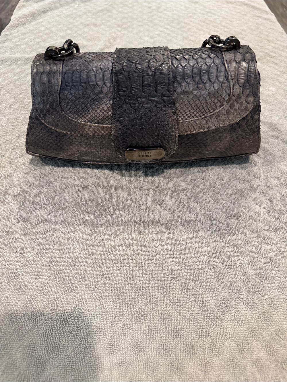 Women’s Stuart Weitzman gray clutch